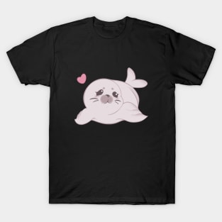 FFXIV - Salt and Pepper Seal [Dark] T-Shirt